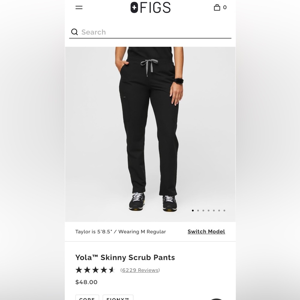 FIGS yola skinny pants